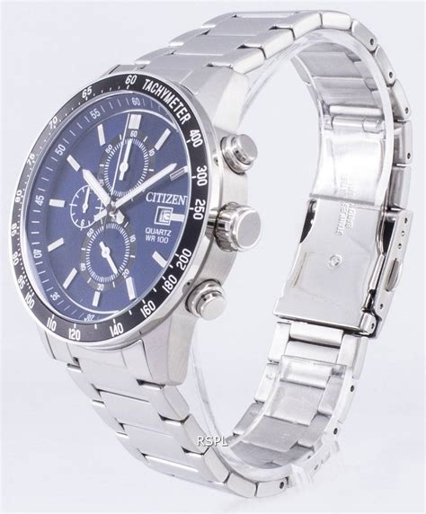 Montre tachymètre chronographe AN3600 59L Citizen Quartz homme France