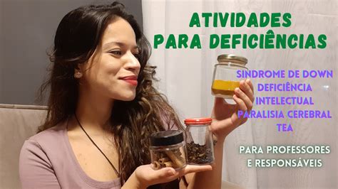 Atividades Para Defici Ncias S Ndrome De Down Tea Defici Ncia