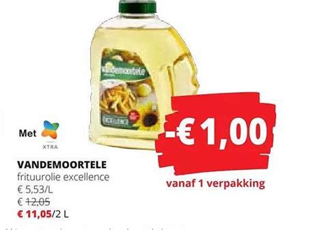 Vandemoortele Frituurolie Excellence Promotie Bij Spar Colruyt