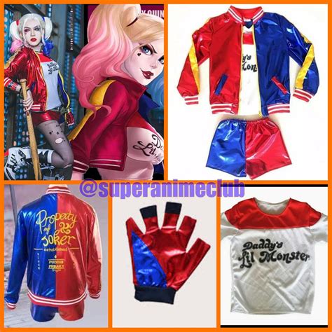 Jual Kostum Harley Quinn Anak Baju Celana Jaket Cosplay Karakter Superhero Import Ultah Shopee