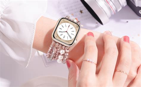 V Moro Beaded Bracelet Compatible With Apple Watch Band 40mm41mm38mm Series 786se54321