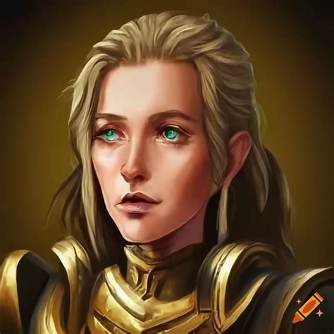 Close Up Portrait Of A Confident Female Fatebinder Overlord In Epic