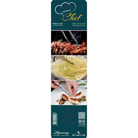 Stainless Steel Chefs Tweezers/Tongs - for food plating & serving