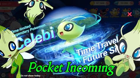 Summon Pokemon S Celebi Time Travel Pocket Incoming Youtube