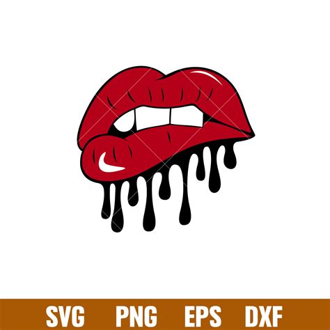 Dripping Lips Dripping Lips Svg Valentines Day Svg Valent Inspire