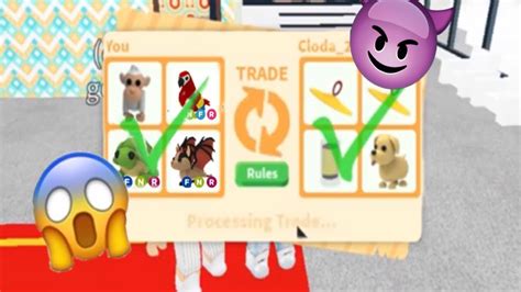 Rainbow Trading In Adopt Me Youtube