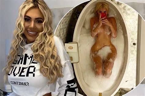 Chloe Ferry Poses Completely Naked In Bath Pic With Just Bubbles