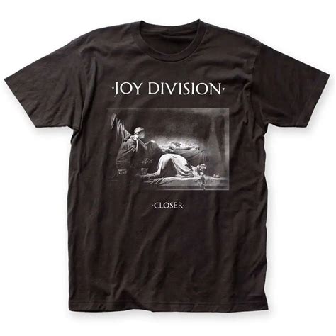 Newest 2018 Official Joy Division Closer Album Record Cover T shirt S M L XL 2XL top Black T ...