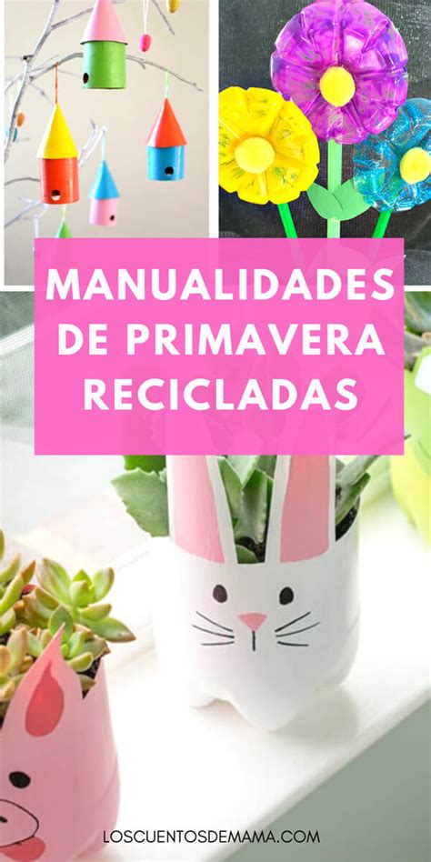 MANUALIDADES DE PRIMAVERA RECICLADAS