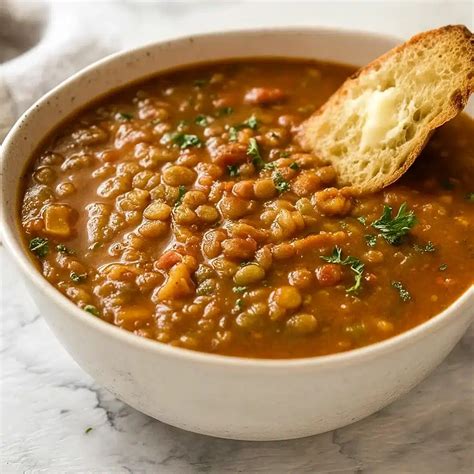 lentil soup recipe easy hearty healthy