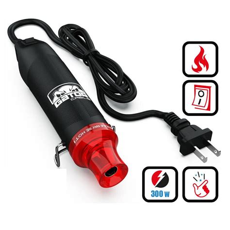 New Hot Air Gun Heat Blowgun Embossing Drying Tool Crafts Paint Glue Multi Purpose Piece