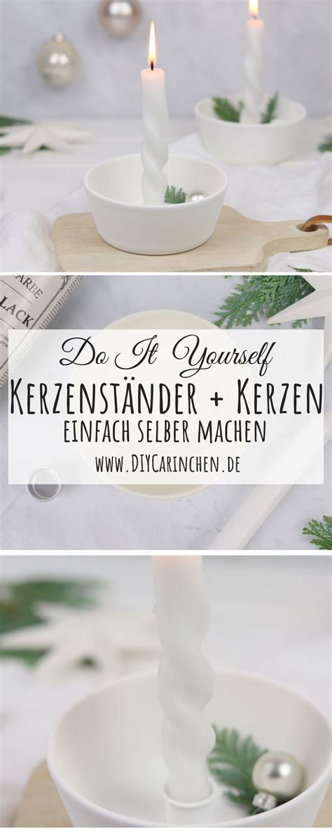 DIY Anleitung Skandinavische Kerzenhalter Mit Selbstgedrehten Kerzen