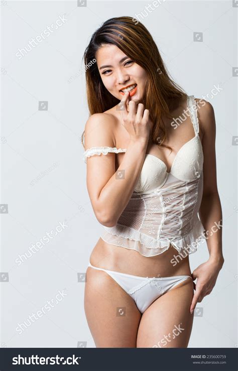Sexy Asian Girl Lingerie Stock Photo 235600759 Shutterstock
