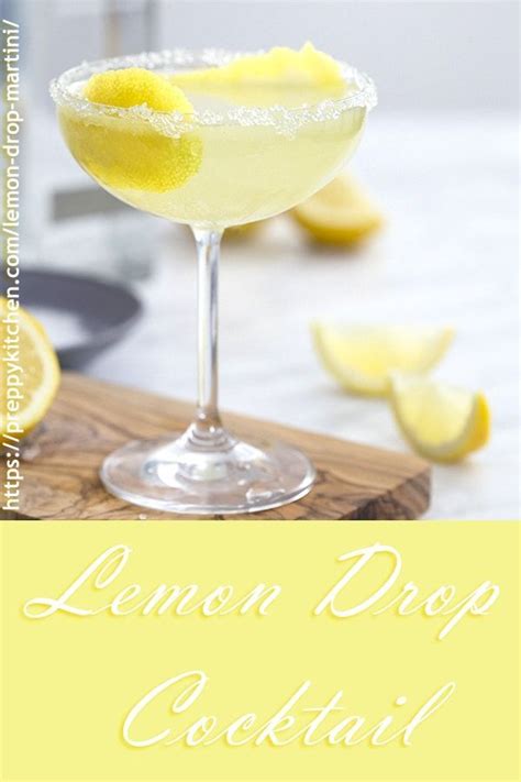 Easy Lemon Drop Martini Recipe Made With Vodka And Freshly Squeezed