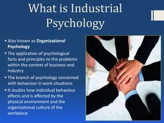 Industrial Psychology Ppt