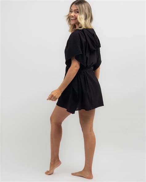 Shop Topanga Sheridan Beach Cover In Black Fast Shipping And Easy Returns City Beach Australia