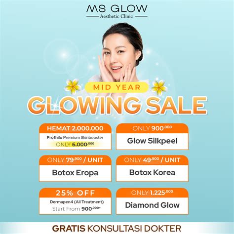 Promo Treatment Bulan Ini MS Glow Aesthetic Clinic