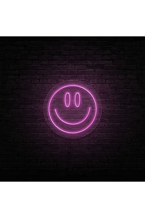 HONEY CONCEPT Smile Gülücük Gülümse Neon Led Duvar Yazısı Dekoratif