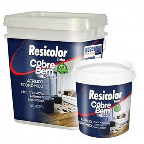 Tinta Acrilica Profissional Cobre Bem Lts Palha Resicolor