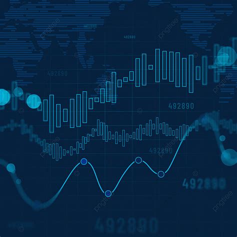 Análisis De La Fluctuación De Precios Del Gráfico De Tendencias Del Mercado De Valores Png