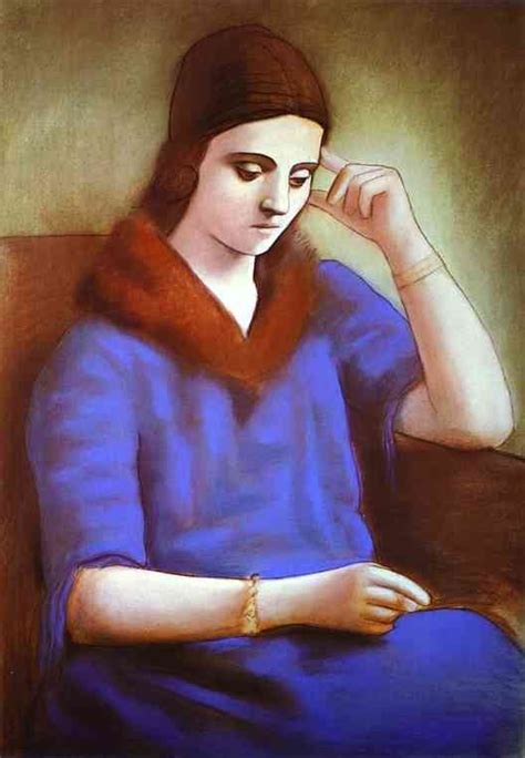 Museu De Reprodu Es De Arte Retrato De Mme Olga Picasso Por Pablo