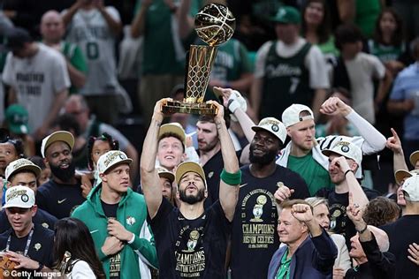 The Boston Celtics Win The Historic Th Nba Title By Defeating The