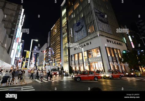 Matsuya Ginza shopping mall in Ginza, Tokyo Stock Photo - Alamy