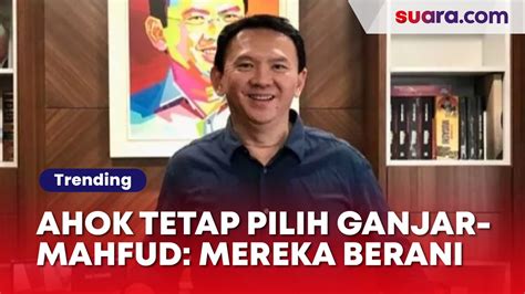 Andai Gibran Jadi Cawapres Prabowo Ahok Tetap Lebih Pilih Ganjar