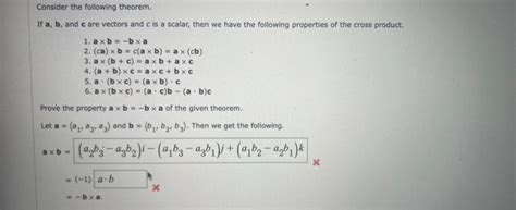 Solved Consider The Following Theorem If A B And C Are Chegg