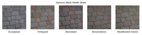 Slate Colors Naturally Occurring in the US – DaVinci Roofscapes