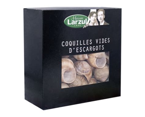 COQUILLES VIDES D ESCARGOTS Boîte de 4 douzaines Maison Larzul