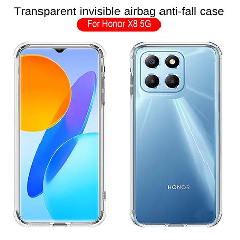 Funda Transparente A Prueba De Golpes Para Honor X8 5G Carcasa Trasera