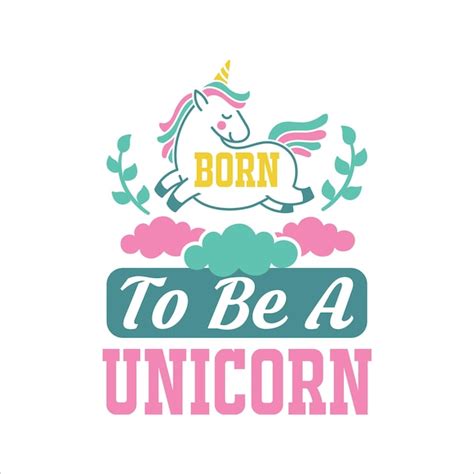 Unicoron Para Tipografia T Shirt Design Pronto Para Impressão Vector Svg Cortar Arquivo Download