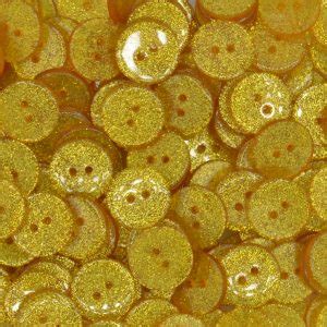 Mm Gold Round Glitter Buttons Celloexpress