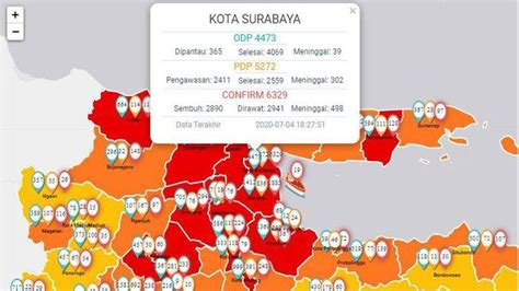 Update Virus Corona Di Surabaya Dan Jatim Juli Pasien Sembuh