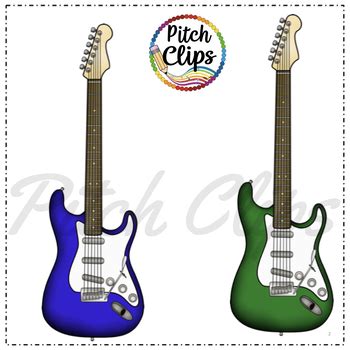 Electric Guitar Clipart (Clip Art) - Rock n Roll Rock Star Instrument