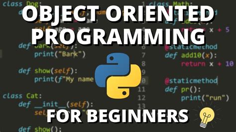 Python Object Oriented Programming Oop For Beginners Youtube