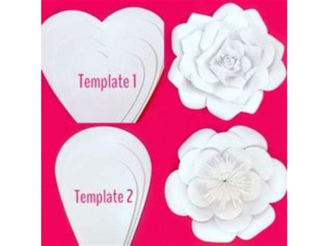 7 Moldes De Flores De Papel Para Recibir La Primavera Actitudfem