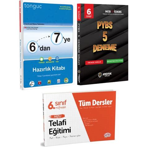 Tonguç Akademi 6 Dan 7 Ye Hazırlık 6 Sınıf Tekrarı Kitabı