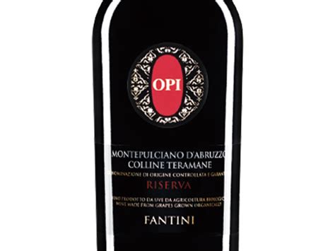 Vini Fantini OPI Montepulciano D Abruzzo Colline Teramane Riserva 2012