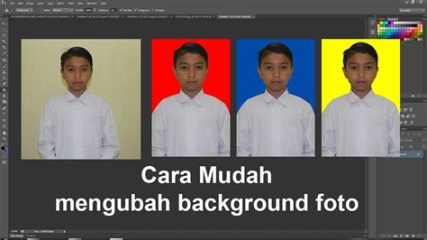 Cara Mudah Mengubah Background Foto Menjadi Merah Dengan Photoshop