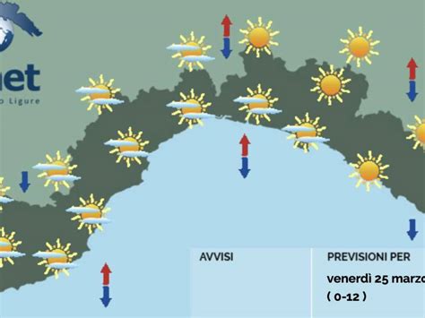 Meteo Sole E Poche Nuvole Su Tutta La Liguria Temperature Stazionarie