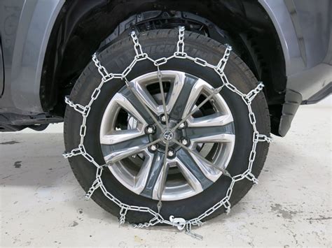 Toyota Tacoma Titan Chain Snow Tire Chains Ladder Pattern