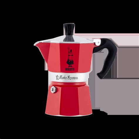 Bialetti Espressokocher Moka Express Rot Espresso Cirillo Gro Und