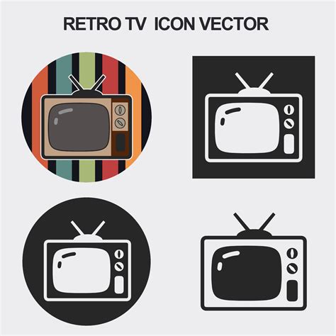 Retro Tv Vector Art, Illustration, Icon and Graphic 25443619 Vector Art at Vecteezy