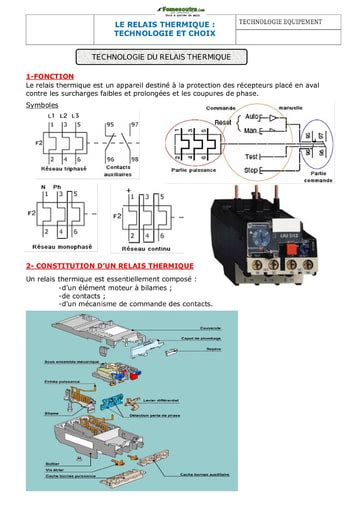 Cours Sur Le Relais Thermique