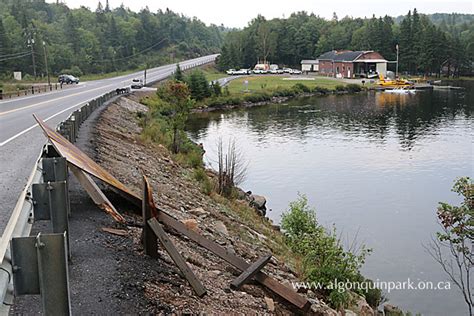 Algonquin Parks Smoke Lake Hangar Damaged By Severe Weather