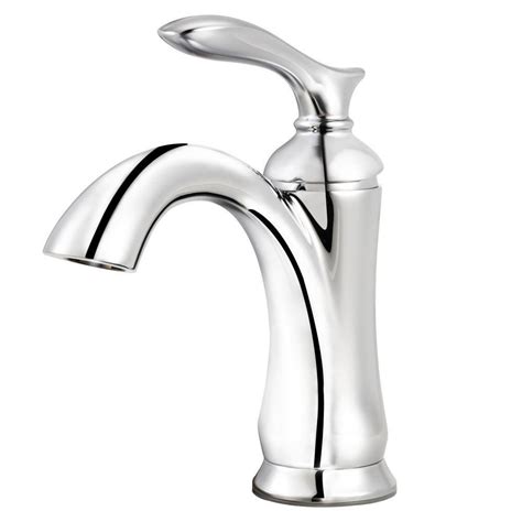 Pfister Verano 4 In Centerset Single Handle Bathroom Faucet With Push And Seal In Polished