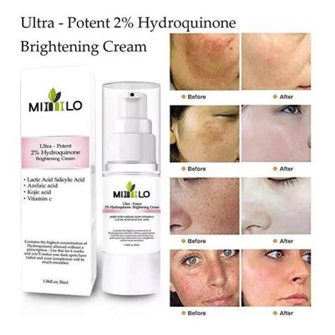 Creme Facial Ultra Potente Mitiilo Hidroquinona Vitamina C Cido