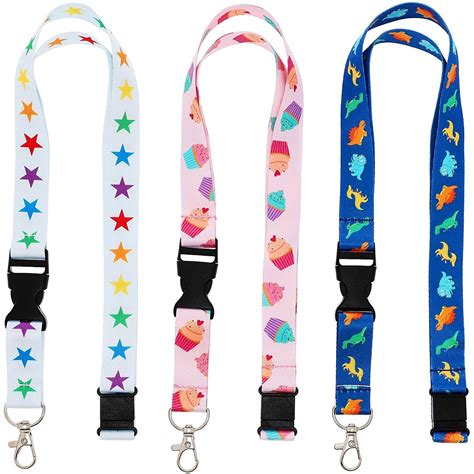 6-Pack Kids Lanyards with Detachable Buckle, 3 Designs | Michaels